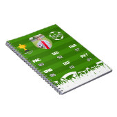 Persoonlijk Voetbalcadeau voor Kinderen, Aangepast Notitieboek (Rechterzijde)