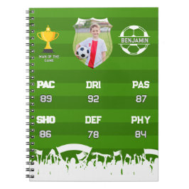 Persoonlijk Voetbalcadeau voor Kinderen, Aangepast Notitieboek