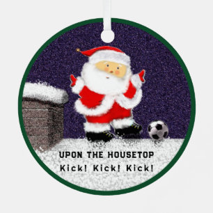 Persoonlijk voetbalcollectief metalen ornament