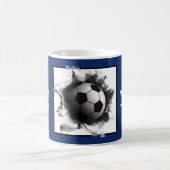 Persoonlijk voetbalcollectiefstuk koffiemok (Center)
