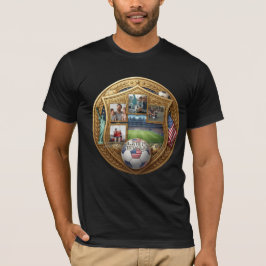 Persoonlijk voetbalfamilie-shirt t-shirt