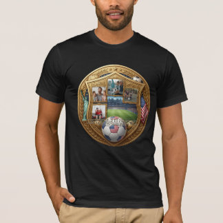 Persoonlijk voetbalfamilie-shirt t-shirt