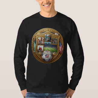 Persoonlijk voetbalfamilie-shirt t-shirt