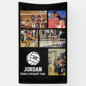 Persoonlijk volleybal foto collage team # spandoek (Verticaal)