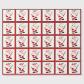 Persoonlijk Volleyball Kerstcadeau Cadeaupapier (Vlak)