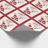 Persoonlijk Volleyball Kerstcadeau Cadeaupapier (Hoek)