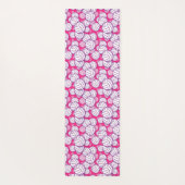 Persoonlijk Volleyball Speler Cadeau Roze Monogram Yogamat (Achterkant)