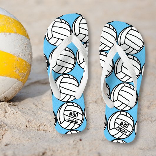 Persoonlijk Volleybalspelnummer, naam, team Teenslippers