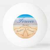 Persoonlijk voor altijd | Zand Pingpongbal (Voorkant)