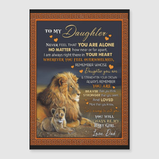 Persoonlijk voor mijn dochter van papa,