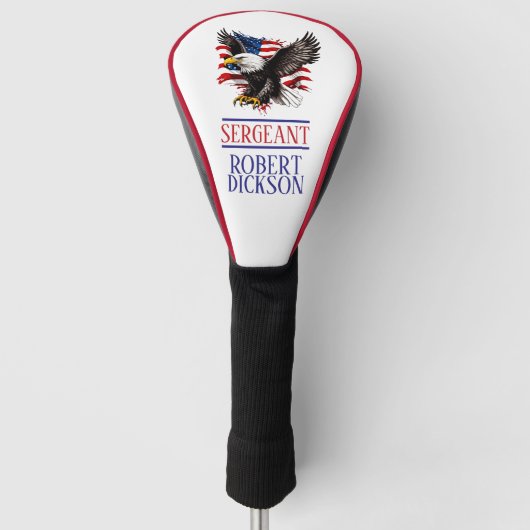 Persoonlijk voor US Militair Golfheadcover (Voorkant)