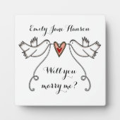 Persoonlijk voorstel zal je me Plaque ontmoeten Fotoplaat (Voorkant)