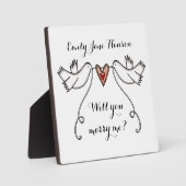 Persoonlijk voorstel zal je me Plaque ontmoeten Fotoplaat (Voorkant)