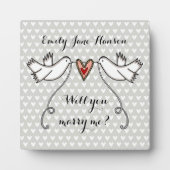 Persoonlijk voorstel zal je me Plaque ontmoeten Fotoplaat (Voorkant)