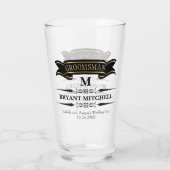 Persoonlijk vrijgezellenfeest glas (Achterkant)