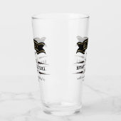Persoonlijk vrijgezellenfeest glas (Links)