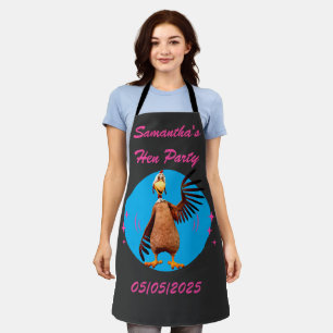 Persoonlijk vrijgezellenfeest grapje bruidsmeisjes schort