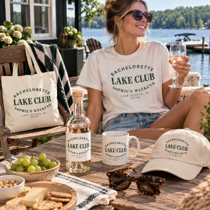 Persoonlijk vrijgezellenfeest Lake Club-weekend Koffiemok