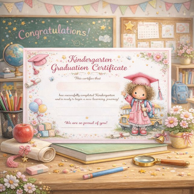 Persoonlijk vroeg leren afstudeercertificaat (Creator heeft geüpload)