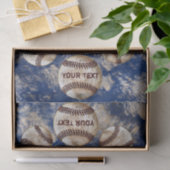 Persoonlijk vuil vintage honkbal tissuepapier (Geschenk)