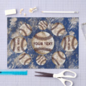Persoonlijk vuil vintage honkbal tissuepapier (Craft)