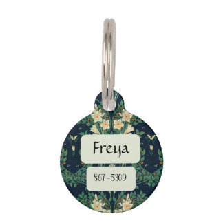 Persoonlijk Walter Crane "Francesca" Botanisch Huisdierpenning