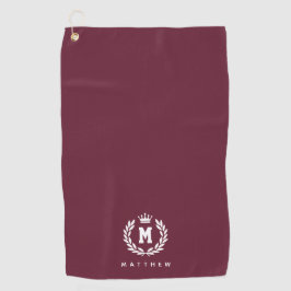 Persoonlijk wapen met op maat gemaakte naam, golf golfhanddoek