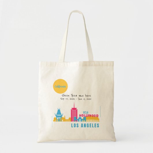 Persoonlijk was ik hier in Los Angeles, Californië Tote Bag (Voorkant)