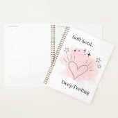 Persoonlijk Watercolor Lijn Kunst Planner Notitieb (Display)