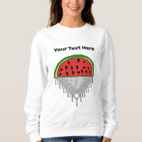 Persoonlijk watermeloen & Palestina T-shirt