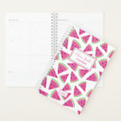 Persoonlijk watermeloenpatroon planner (Display)