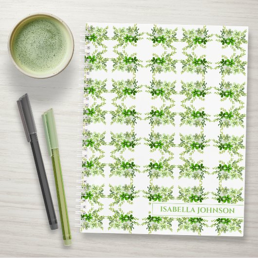 Persoonlijk waterverf botanisch notitieboek