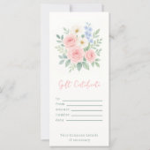 Persoonlijk Waterverf Cadeaubewijs met Bloemen (Voorkant)