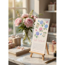 Persoonlijk Waterverf Hydrangea Cadeaubon