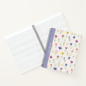 Persoonlijk waterverf wilde bloemen notitieboek (Binnen)