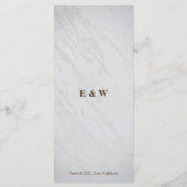 Persoonlijk Weddenschap Menu (Achterkant)