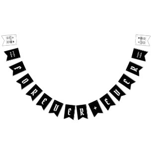 Persoonlijk weddenschap met een motorrijder vlaggetjes