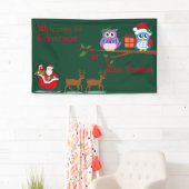 Persoonlijk welkom in kerstbanner spandoek (Insitu)