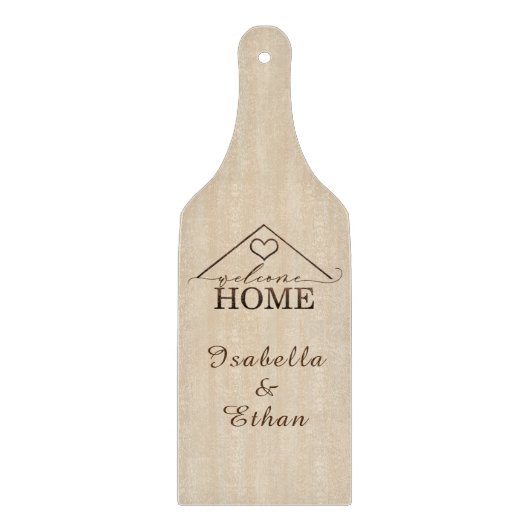 Persoonlijk Welkomststartversienummer Snijplank (Voorkant)