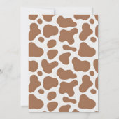 Persoonlijk Western Boy Baby shower voor Boy Kaart (Achterkant)