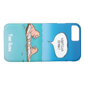 Persoonlijk Whatcha Doing? Cartoon Case-Mate iPhone Case (Achterkant (Horizontaal))