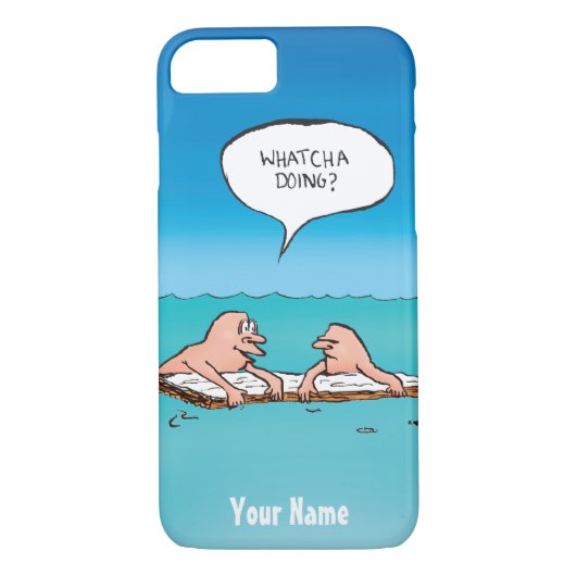 Persoonlijk Whatcha Doing? Cartoon Case-Mate iPhone Case (Achterkant)