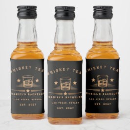 Persoonlijk Whisky Thema Weekend Vrijgezellenfeest Likeurfles Etiket