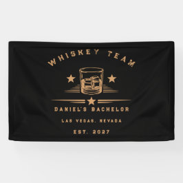 Persoonlijk Whisky Thema Weekend Vrijgezellenfeest Spandoek