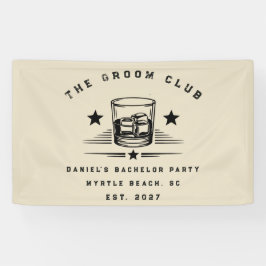 Persoonlijk Whisky Thema Weekend Vrijgezellenfeest Spandoek
