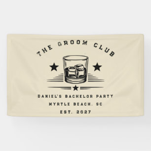 Persoonlijk Whisky Thema Weekend Vrijgezellenfeest Spandoek