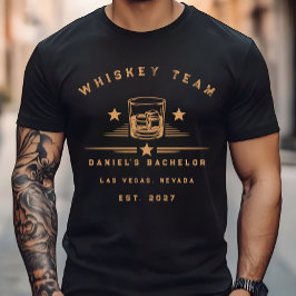 Persoonlijk Whisky Thema Weekend Vrijgezellenfeest T-shirt
