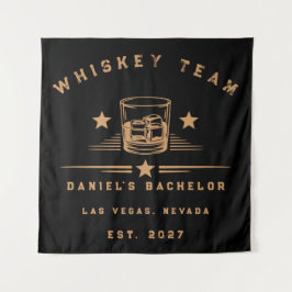 Persoonlijk Whisky Thema Weekend Vrijgezellenfeest Wandkleed