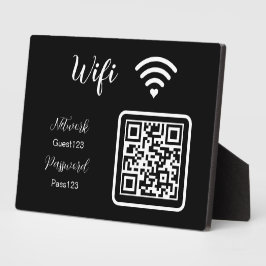 Persoonlijk Wifi-wachtwoordbord voor Zakelijk Fotoplaat