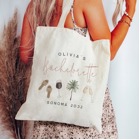Persoonlijk Wijnhuwelijk Bachelorette-feest Tote Bag